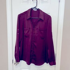 Express Portofino Button up Blouse! Good condition!